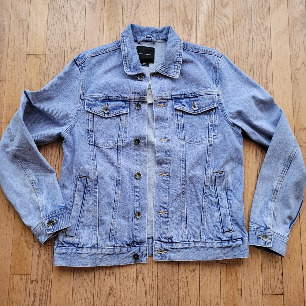 Jean Jacket Unisex Cotton On Jean Denim Rodeo Jacket Tour Blue S